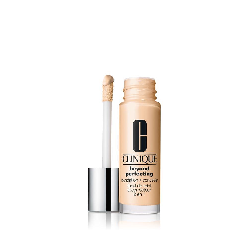 Clinique Beyond Perfecting Lightweight Liquid Foundation + Concealer For Dry Combination to Oily Skin Types | Full Coverage + Natural Matte Finish (AG Bone WN 04 - very fair, warm-neutral undertones)