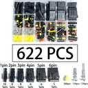 Car Terminals Plug Male Female 16-20AWG Waterproof Automotive Connectors Disconnect Wiring 1/2/3/4/5/6Pin Electrical Wirem Kit Water Proof Series Way Marine Truck Boat Motorcycle