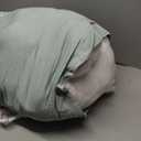 Goose Down Body Pillows for Adults, Large Body Pillow for Side Sleeper, Cooling Hugging Feather Body Pillow Insert, 20x54 Full Length Long Pillow for Bed with 100% Organic Cotton Shell, Off-White