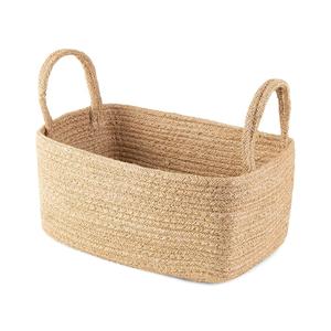 Baskets, Set of 2 for Home, Office, Dorm Room, Living Room, Bedroom, Bathroom, Nursery Storage and Organization (15x11x5in/13x10x4inch)