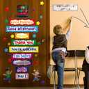 Cinrobiye Classroom Decorations Poster Stickers, Magic Words Posters Window Door Clings Decorations Stickers for Teachers, Bulletin Board and Wall Decor for Preschool Elementary Middle School