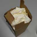 Biscaynebay Wrap Around Bed Skirts for Queen Beds 19" Long Drop, Ivory Adjustable Elastic Dust Ruffles Easy Fit Wrinkle & Fade Resistant Silky Luxurious Fabric Solid Machine Washable