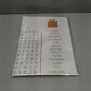 Jumbo Christmas Word Search Poster,Giant Christmas Word Find Puzzle Poster Game,Large 36"X24" Words Find Wall Poster Fun Interactive Party Activity