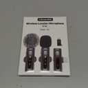 USB C Lavalier Microphone Wireless Mini Mic for Type-C Android Phone/Tablet/PC Video Recording Clip-on Mics with Rotatable Clip&Denoise Recording, Ideal for Vlog Tiktok Youtube Podcast Content Creator