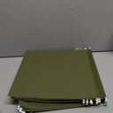 Blue Summit Supplies Hanging File Folders Extra Capacity 1 inch, Hanging File Folders 1 inch Expansion, Designed for Bulky Files and Charts, Letter Size, Standard Green, 25 Pack