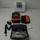 Electric Lunch Box For Adults - Heated Lunch Box For Men Women Insulated & Self Heating, Battery Powered Food Warmers With Containers, Cordless Rechargeable Lunch box For Drivers(Orange)