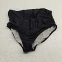 Beautikini Period Swimwear Menstrual Leakproof Swim Shorts Quick Dry 3" High Waist Bathing Suit Bottoms for Teen Girls Women (Large, Black)