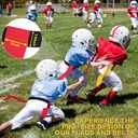 Flag Football Belts, Flag Football Set for Adults Kids and Youth, Flag Football Flags for 28 Players Training and Competition Equipment