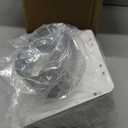 4 Inch Dryer Vent Cover Outside with Mesh, Wall Vent Exhaust Vent Cover Wall Mount Extractor Vent with Flap, Exterior Vent Cover Cap Outdoor Dryer Vent Cover for Dryer Ducting House AC,White