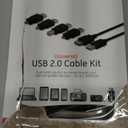 GE 3390127 6 ft. 4 in 1 USB Cable Kit44; Black