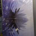 White Lotus Wall Art Canvas Pictures Print Spiritual Meditation Artwork Poster for Yoga Room Bathroom Zen Spa Photo Decor Framed Ready to Hang (24x 36inch)