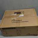 Furnulem Dresser for Bedroom, Tall Nightstand, Vertical Chest with Wood Top, Charging Station, LED Lights, 5 Fabric Bins, Bedside Table with Shelf, Furniture for Entryway (5 Drawer, Black Oak)