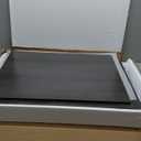 Dwanton Cat Litter Box Furniture Hidden, Cat Litter Box Enclosure, Reversible Entrance Can Be on Left or Right Side, Indoor Cabinet, Wooden Washroom, End Table, Nightstand, Dark Gray, 27.6" L