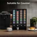 LifeMoreasy K Cup Holder Creative Coffee Pods Storage Stand Vending-Style K Pod Dispenser K Cup Organizer for 28 Pods