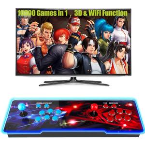 Pandora Box Console 29800 Arcade Games in 1,Retro Game Machine for TV PC Projector, Supports Up to 4 Players, Full HD Output, Search, Save, Hide, Favorites List (10000 3D Games Basic)