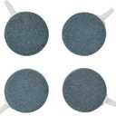 Pawfly Aquarium Air Stone Disc Bubbler 1.5 inch, Oxygen Diffuser Airstone for Nano Air Pumps Fish Tanks Buckets Small Ponds and DWC Reservoirs, 4 Pack