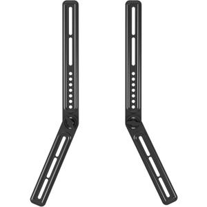 Universal Sound Bar Mounts Fits Most 23 to 65 Inch TVs Soundbar TV Mount Bracket Above or Under TV, up to 22 lbs SBR302