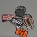 16 Pieces Service Dog Patch Please Do Not Pet in Training Patches Removable Tactical Embroidered Badge for Service Dog Harness Vest Collar Clothes