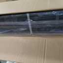 Homey Pet 43 Inch Dog Crate, Heavy Duty Stackable Dog Crate Cage Kennel for Medium Dogs with Divider, Bowls, 3 Door, Removable Grid & Tray, 4 Lockable Wheels, Breeding & Grooming Drop Cages for Dogs