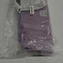 VOOWO Rolling Duffle Bag, Expandable Foldable Carry On, Large Weekend Bag with Spinner Wheels, 28-58L, Purple