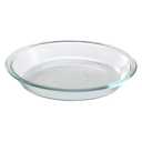 Pyrex Glass Bakeware Pie Plate 9" x 1.2" - Clear - Original Genuine Pyrex - Made in the USA