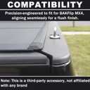 Replacement Corner for BAKFlip MX4 | Tonneau Cover Corner Bracket | Truck Bed Accessory for Secure Fit and Alignment (Rear Corner)
