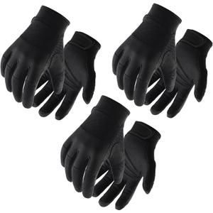 OZERO Work Gloves for Men Women: Mechanic Glove Touchscreen Firm Grip Dexterity Light Duty Gloves for Gardening Construction (Large)