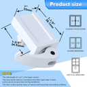 5 Pack Window Locks, Diecast Durable Design, Compatible with Horizontal and Vertical Window, Fit 1/16 inch(0.16cm) up to 1-1/2 Inch Long Version Wide Rail Easy Installation Enhanced Safety