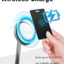 Wallet Finder Tracker Card, Wireless Charging Wallet Tracker, Works with Apple Find My (iOS Only), Find My Wallet, Luggage, car, Backpack and More, IP68 Waterproof