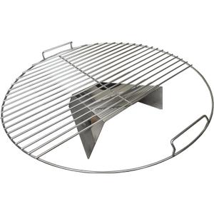 Norsk Designs Kettle Grill Indirect Smoker Cooking Kit, 21.5 Inch | Stainless Steel Grate & Heat Shield, Fits 22 Inch Weber Grills, Fits other kettle-style grills with 21.5" grate size