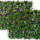 LANDGARDEN Privacy Fence Screen Artificial Leaf Faux Ivy Expandable/Stretchable Fence Cover