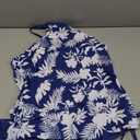 Womens Two-Piece Tankini Set Cow Skull with Leopard Print Sets Swimwear Tankini Top Sets Swimwear, C-White, Large