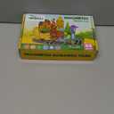 Magnetic Tiles with 4 Dinosaur Toys - Jurassic Scenes Dino World Magnet Tiles for Kids, Magnetic Building Blocks Set for Boys Girls Ages 3+, Sensory Toddler Creative Games Birthdays Gifts