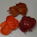 Dough Presser Pocket，Mini Pie Molds,OneHanded Cookie Maker, 3 Shape Christmas Handmade Pie Molds. (Autumn handdispatched)