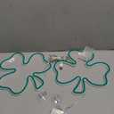 Enhon 2 Pack 11.5 Inch St Patricks Day Decoration Lights, LED Clover Window Lights USB Green Irish Shamrock Neon Tube Signs for Window Wall Bedroom Indoor Outdoor in St Patricks Day Birthday