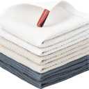 Nialnant 6 Pack Kitchen Dish Cloths, 100% Cotton Waffle Weave - 12x12 in | Dish Towels for Drying Dishes, Quick Drying Kitchen Towels, Soft Absorbent Dish Rags