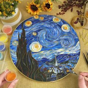 Cloisonne Filigree Enamel Paint by Numbers Kit, All in One with Tools, DIY Craft, Starter Set for Adults and Beginners, Easy Instructions, Hobby for Adults Teens Elderly Handmade Home Decor Gifts