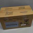 VERONES 5 Pack 36 OZ Glass Meal Prep Containers, Airtight Glass Lunch Containers Set, Glass Food Storage Containers with Lids, Exclusive of BPA, for Microwave, Oven, Freezer & Dishwasher Friendly, Grey