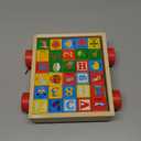 Atoylink ABC Wooden Building Blocks for Toddlers 1-3, 30 Pcs Alphabet & Number Stacking Toys with Storage Pull Toy Car Learning & Education Montessori Toys for 1 2 3 Year Old Baby Boy Girl Gifts