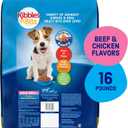 Kibbles 'N Bits Small Breed Mini Bits Savory Beef & Chicken Flavors Dog Food, 16-Pound(Pack of 1) (EXP 12/12/27)