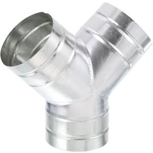 PATIKIL 5 Inch 3 Way Duct Splitter, Y Connector Air Vent Duct Hose Exhaust Pipe Adapter for Dryer Exhaust Fan Vent Systems HVAC