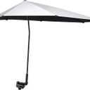 G4Free UPF 50+ Adjustable Beach Umbrella XL with Universal Clamp for Chair Stroller Wheelchair Golf Cart Bleacher Patio, 1.37 inches