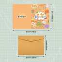 5 x Large Greeting Card Farewell, Colorful Large Retirement Leaving Card with Envelope Retirement Gift Going Away Party Decorations Supply for Men Women Coworker