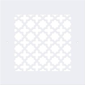 PATIKIL Air Vent Cover Grille for 7.5"x7.5" Duct Opening, Acrylic Glass Decorative Wall Ceiling Hole Cover Register with Screws for Home Ventilation Decor