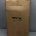 VEVOR Portable Folding Bench, 6 Seat Soccer Bench with Multiple Storage Pockets & Carrying Bag, Lightweight Sideline Seating with Back Rest for Football, Baseball, Camping, Outdoor Events, Black