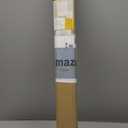 No Tools No Drill Cordless Roman Shades for Indoor Windows 100% Blackout, for Window Size 30" W  48" H White