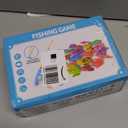 Magnetic Fishing Game Toys for Kids Toddlers 3-5 4-8, Water Table Bathtub Toys with Pole Rod Net Plastic Floating Fish, Water Bath Pool Outdoor Toys for Kids Toddlers Baby Age 3 4 5 6 7 8 Year Old