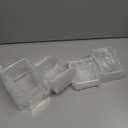 2 Sets Acrylic Display Risers(3",4",5") Clear Product Stand,Cupcakes Holder Dessert Transparent Showcase Stands, Candy Bar Risers, Lifts for Figures