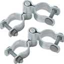VIVIDA 1-5/8" Chain Link Gate Hinge Kit, Include Female & Male Gate Hinges, Chain Link Fence Hardware, Galvanized Steel, 2 Set