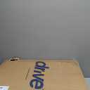 Drive Medical Rollator Walker with Seat - Stable Mobility Support - Height Adjustable - Durable Steel Frame Construction - Smooth 7.5" Wheels - Foldable Frame - 350 Lb Limit - Red